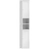 HOMCOM Colonna Bagno con 2 Ante e Ripiano Regolabile, Bianco | Aosom Italy
