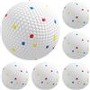 PawHut Set 6 Palline per Cani Adatte a Lanciatori Autuomatici, Galleggianti e Rimbalzanti Ø5,8 cm, Bianco | Aosom Italy