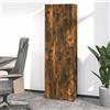 Lumanois Armadio per Ufficio Rovere Fumo 60x32x190 cm Legno Multistrato, Mobili,Armadietti e portaoggetti,Archivi, 42.58kg-815279