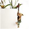 Top Collection Top Collezione 4383 Miniature Fairy & terrario Garden Pixie Flower Pot Hugger Statue, Small