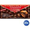 Novi 20x Multipack Novi Tavoletta Di Cioccolato Mandorlato Fondente Gr 100