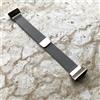 NICKSTON Color Argento Taglia Grande Regolabile Milanese Rete Fascia Cinturino per Fitbit