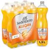 San Benedetto, Allegra, Bevanda Gassata, 6 x 1500 ml, Dissetante e Frizzante, a Basso Contenuto di Zuccheri