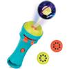 B. toys - Accendimi Fino alla Luna - Blu - Torcia elettrica con proiettore - 2 Bobine di Immagini - Proiezioni di Pianeti e Alieni - Giocattolo Spaziale per Bambini - 4 Anni +