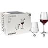Ritzenhoff 6111009 - Set di bicchieri per vino rosso e acqua, serie a forma di stella, 12 pezzi per 500 ml, elegante, made in Germany