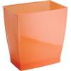 InterDesign, Cestino per Rifiuti, in Plastica, 18 cm x 28,5 cm x 30,5 cm, 11 Litri, Arancio (Tango)