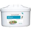KitchenCraft Centrifuga per Insalata con Foro per Condimenti, Plastica BPA-Free, Taglia Media, 22.5 cm, Bianco