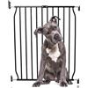Bettacare Cancelletto per Animali Eco con Fissaggio a Vite, Nero, 70cm - 80cm, Cancelletto per Cani con Fissaggio a Vite, Cancelletto di Sicurezza per Cuccioli