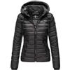 Navahoo Lulana giacca mezza stagione da donna con cappuccio, nero,