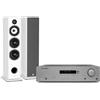 Cambridge Audio + Triangle AXR100D argento + Borea BR08 bianco