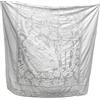 Tenda in puro lino sfilato a cinquecento ricamo a mano Misura 240x320 cm panna