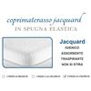 Coprimaterasso per letto matrimoniale in spugna