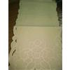 Set 3 pezzi di centrini in cotone ad intaglio grande