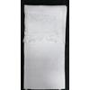 Coppia Tendine finestra ricamata ad Uncinetto in filo puro Cotone Bianco 60x150