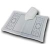 Set colazione in puro lino con ricamo al cinquecento