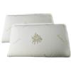 Coppia di guanciali in memory foam in aloe vera modello saponetta