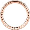 Hoisy 16G 1,2x10mm Piercing Orecchio Cerchio Piccolo Titanio Donna, Cerchio con Superficie Laterale, Piercing Septum Nero Donna