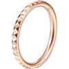 Hoisy 16G 1,2x10mm Piercing Orecchio Cerchio Piccolo Titanio Donna, Cerchio con Superficie Laterale, Piercing Septum Nero Donna