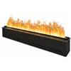 Divina Fire Camino elettrico a vapore acqueo divina fire dfvapo120 in acciaio nero 120x21,5x24