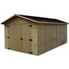 Habrita Garage in legno habrita ed 2848 n in abete 300x520x226 cm