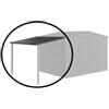 Biohort Tettoia laterale per casetta da giardino biohort europa mis. 4/5 grigio scuro metallizzato - 42024