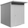 Biohort Casetta da giardino biohort avantgarde eco mis.a1 in acciaio zincato argento metallizzato con porta battente semplice 180x220x218 cm - cod. 15610