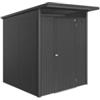 Biohort Casetta da giardino biohort avantgarde eco mis.a1 in acciaio zincato grigio scuro metallizzato con porta battente semplice 180x220x218 cm - cod. 17610