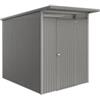 Biohort Casetta da giardino biohort avantgarde eco mis.a2 in acciaio zincato grigio quarzo metallizzato con porta battente semplice 180x260x218 cm - cod. 19620