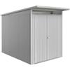 Biohort Casetta da giardino biohort avantgarde eco mis.a3 in acciaio zincato argento metallizzato con porta battente doppia 180x300x218 cm - cod. 15639
