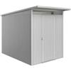Biohort Casetta da giardino biohort avantgarde eco mis.a3 in acciaio zincato argento metallizzato con porta battente semplice 180x300x218 cm - cod. 15630