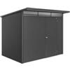 Biohort Casetta da giardino biohort avantgarde eco mis.a5 in acciaio zincato grigio scuro metallizzato con porta battente semplice 260x220x218 cm - cod. 17650