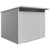 Biohort Casetta da giardino biohort avantgarde eco mis.a6 in acciaio zincato argento metallizzato con porta battente doppia 260x260x218 cm - cod. 15669