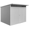 Biohort Casetta da giardino biohort avantgarde eco mis.a6 in acciaio zincato argento metallizzato con porta battente semplice 260x255x218 cm - cod. 15660