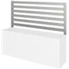 Biohort Frangivista per piante rampicanti fioriera biohort belvedere midi 200 grigio quarzo metallizzato 91 cm