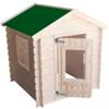 Alce Casetta da giardino per bambini in legno alce snoopy in abete 98x98x112 cm