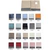 Set 2 Federe Percalle tre volani morbidissime Vari colori Misura Grande 50x80 cm