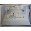 Completo Lenzuola Lettino/Culla 3pz Puro Cotone Delicato Neonati Idea Regal
