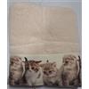 Telo Bagno Spugna puro Cotone Qualita' Extra Morbidi Assorbenti Panna 58x90cm