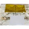 Tovaglia in Velluto con Pizzo - Prodotto Italiano Varie Misure Color Disponibili