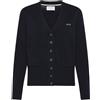 SUN68 CARDIGAN BASIC WARM WOOL L/S