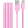 Beats Cavo intrecciato Beats, connettore USB-A a USB-C, per ricarica rapida, resistente e anti-aggrovigliamento