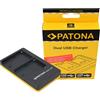 Patona Doppio caricatore rapido per Sony NP-FM500H"