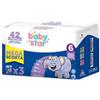 Babystar Pannolini Taglia 6 Baby Star Formato Mega Scorta 42 Pezzi - BABYSTAR - 976310666
