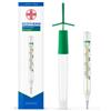 Termometro clinico ecotherm in vetro al gallio senza mercurio range temperatura misurata 35,5-42 gradi - - 986700932