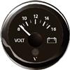VDO Voltmetro VDO View Line Ø 52 mm, 12/24V - Nero, scala 8-16V (12V)