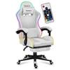 HUZARO Sedia gaming Huzaro Force 4.7 RGB Bianco [HZ-FORCE 4.7 RGB WHITE]