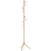HAKU Appendiabiti da terra naturale, Legno massello Appendiabiti da terra - Dim. A 174 cm x Ø 43 cm, Stile Classico