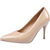 Bviennic Décolleté a Spillo da Donna Appuntito Tacco Alto Scarpe Senza Chiusura Classico Lavoroing Scarpe Numero 32-46