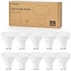 Cnkeeo Lampadine LED GU10, 10 Pezzi 5W Lampadina GU10, Bianco Freddo 6000K 450LM, Non Dimmerabile, LED Risparmio Energetico e Protezione Occhi