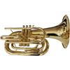 Flicorno Baritono in Si Bemolle Con Finitura Laccata Oro, Ottoni, Comodo,